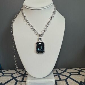 ✨ Touchstone Crystal by Swarovski Statement Pendant Necklace✨